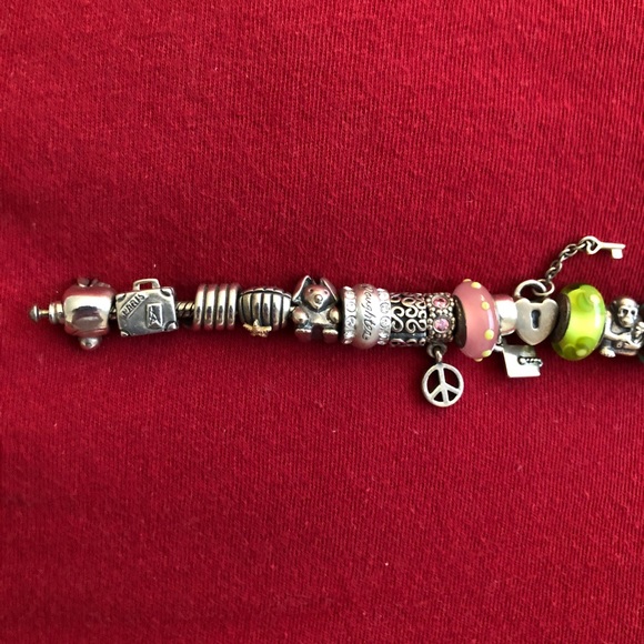 Pandora Bracelet with Authentic Charms - Picture 3 of 4